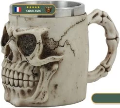Mug Tête De Mort | Beige -Viking Soldes Magasin 71oO 1FwceL. AC SX679
