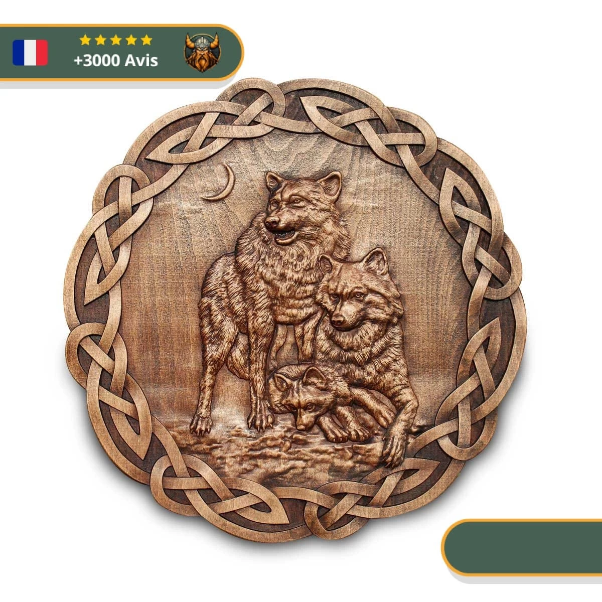 Art Mural Viking Famille De Loup 1 Art Mural Viking Famille De Loup