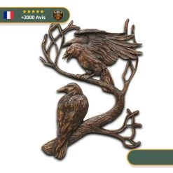 Art Mural Viking Hugin Et Munin