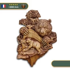 Art Mural Viking Ours De La Forêt