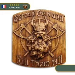 Art Mural Viking Rage D'Odin