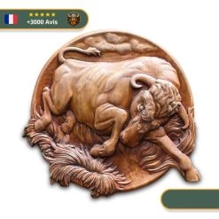 Art Mural Viking Taureau