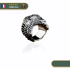 Anneau Aigle Royal Nordique | Argent