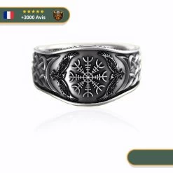 Bague Viking Aigle Northumbrie | Argent