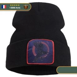 Bonnet Viking Corbeau -Viking Soldes Magasin Bonnet Viking Corbeau noir