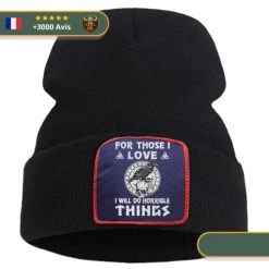 Bonnet Viking Règne De La Mort -Viking Soldes Magasin Bonnet Viking Regne de la Mort dark