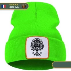 Bonnet Viking Vegvisir -Viking Soldes Magasin Bonnet Viking Vegvisir green