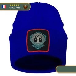 Bonnet Viking Yggdrasil -Viking Soldes Magasin Bonnet Viking Yggdrasil blue