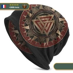 Bonnet Valknut Royal | Noir Et Or