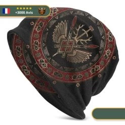 Bonnet Scandinave Royal | Noir Et Or