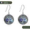 Boucles D'oreilles Arbre De Vie Celtique | Argent
