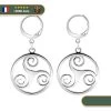 Boucles D'oreilles Scandinave Odin | Argent