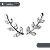 Boucles D'oreilles Feuilles | Argent