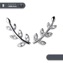 Boucles D'oreilles Feuilles | Argent