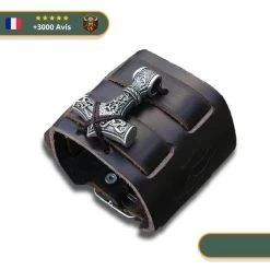 Bracelet Viking Sentinelle Croix De Thor | Argent