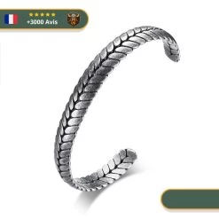 Bracelet Viking Ecaille | Argent