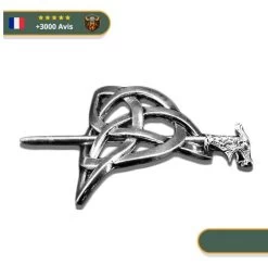 Fibule Tête De Loup | Argent