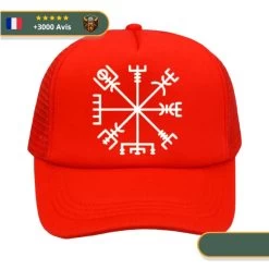 Casquette Boussole Nordique | Rouge