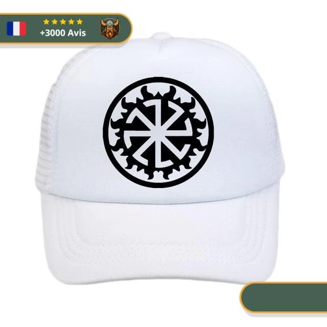 Casquette Scandinave | Blanc Et Noir 2 Casquette Scandinave | Blanc Et Noir – Image 2