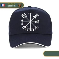 Casquette Boussole Viking | Bleu Et Blanc