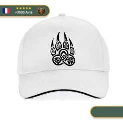 Casquette Viking Griffe | Noir Et Blanc