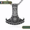 Collier Nordique Mjolnir | Argent