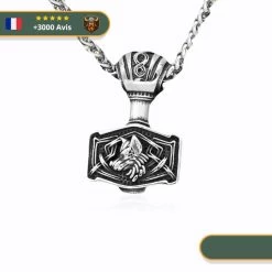 Collier Marteau Athelstan | Argent