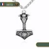 Collier Marteau Celte | Argent