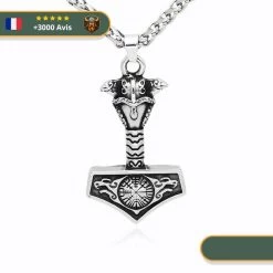 Collier Marteau Celte | Argent