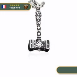 Collier Marteau Odin | Argent