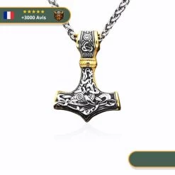 Collier Amulette Viking | Argent