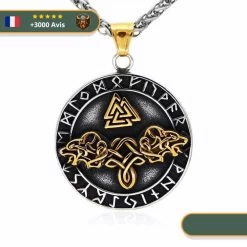 Collier Olaf Valknut | Argent