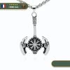 Collier Hache De Guerrier | Argent