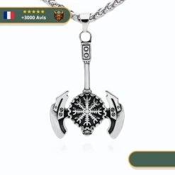 Collier Hache De Guerrier | Argent