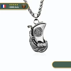 Collier Vaknut Drakkar | Argent