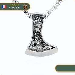 Collier Aigle Valknut | Argent