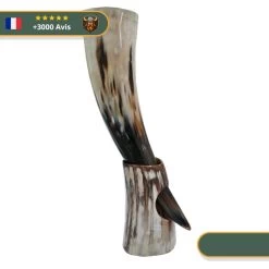 Corne à Boire Avec Support Viking