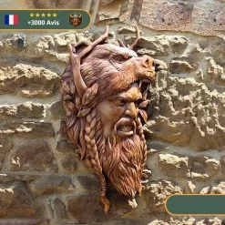 Viking Soldes Magasin -Viking Soldes Magasin Decoration Murale Berserker