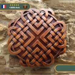 Art Mural Viking Cœurs Celtiques -Viking Soldes Magasin Decoration Murale Coeurs Celtiques