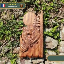 Art Mural Viking Roi Des Ours -Viking Soldes Magasin Decoration Murale Roi des Ours