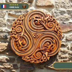 Art Mural Viking Triskèle -Viking Soldes Magasin Decoration Murale Triskele