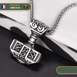 Collier Pendentif Marteau De Thor | Argent 8 Collier Pendentif Marteau De Thor | Argent -Viking Soldes Magasin H14774b05607c4df98a9db0b5fde66741n