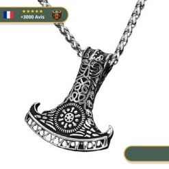 Collier Nordique Mjolnir | Argent -Viking Soldes Magasin H24731032edce4964897f237e3a29cf87f 600px removebg preview 600px