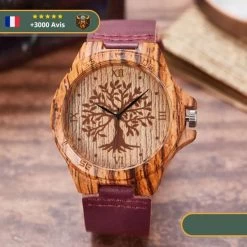 Montre Arbre De Vie Bois Cuir Rouge | Marron -Viking Soldes Magasin H2d2c67e708dd41a9a34a556657c0c39dw 600px