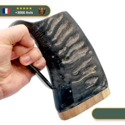 Chope De Bière En Corne Noire -Viking Soldes Magasin H2fdf533f00e04b889f887008d25f54355