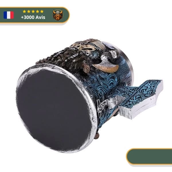 Tasse Guerrier Scandinave | Bleu 4 Tasse Guerrier Scandinave | Bleu – Image 4