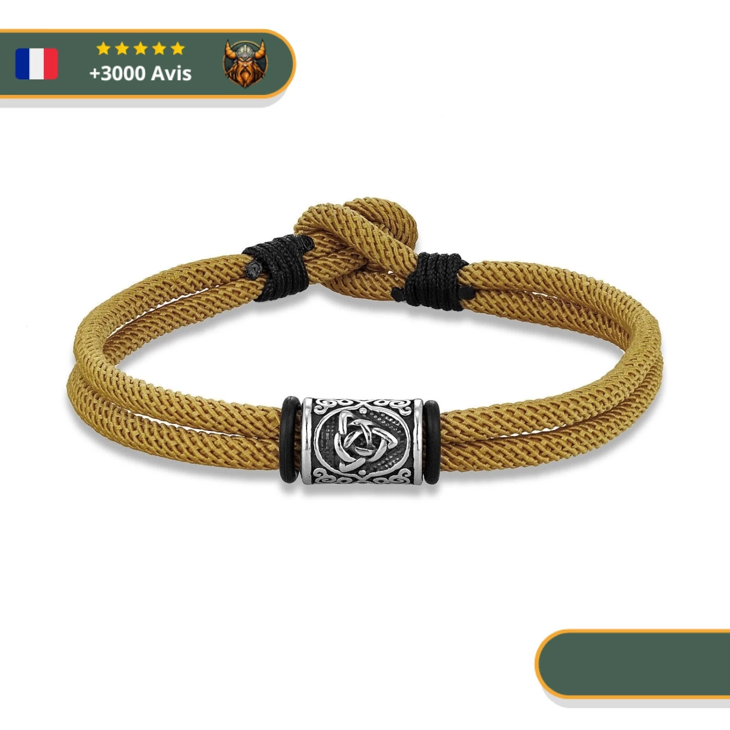 Bracelet Viking Rune Triquetra 2 Bracelet Viking Rune Triquetra – Image 2