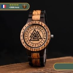 Montre Bois Valknut | Marron 8 Montre Bois Valknut | Marron -Viking Soldes Magasin H4437a2146bce432bb179898253bbcc86B 600px