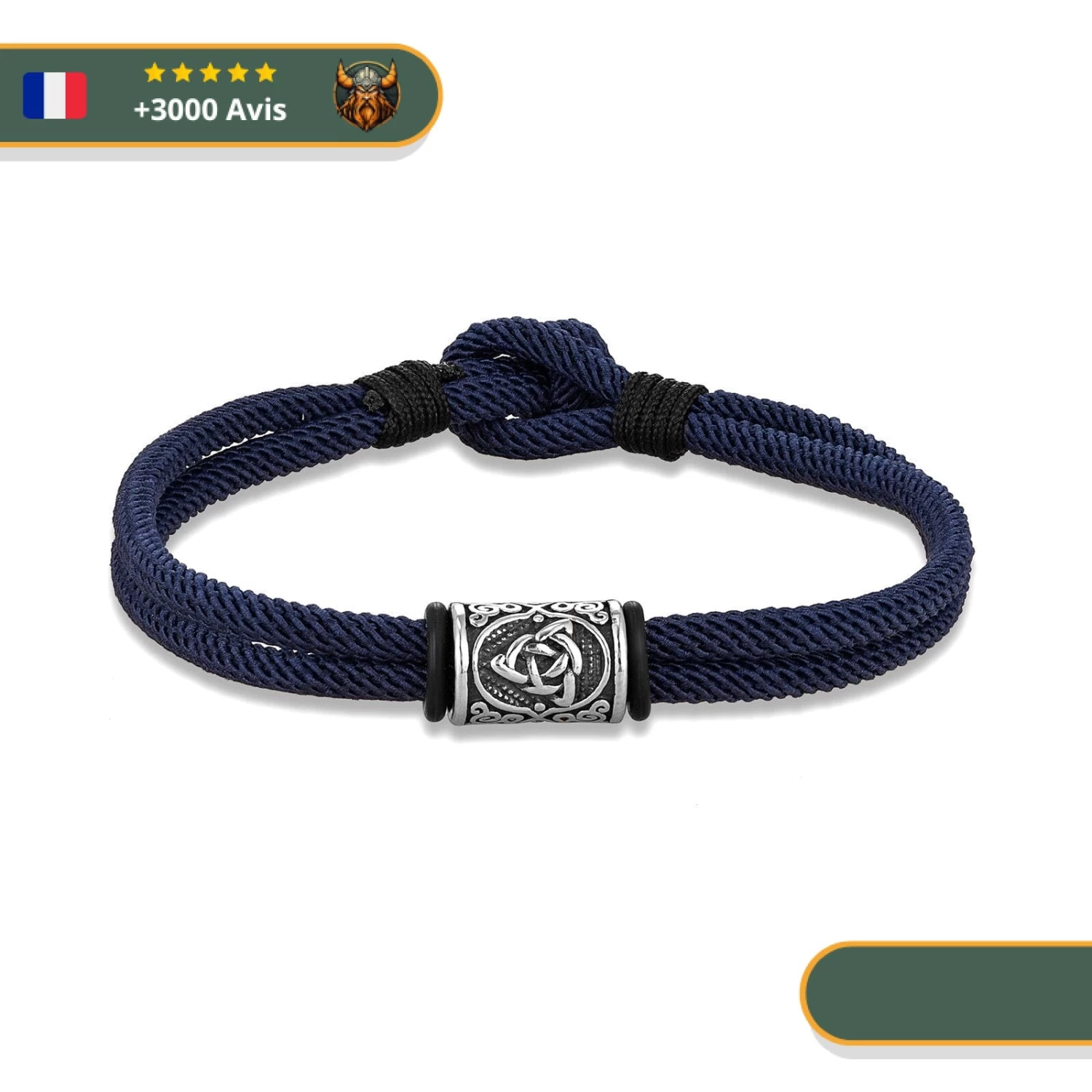 Bracelet Viking Rune Triquetra 1 Bracelet Viking Rune Triquetra