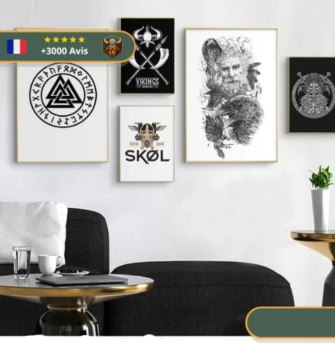 Tableau Guerrier Fantôme | Noir Et Blanc 3 Tableau Guerrier Fantôme | Noir Et Blanc – Image 3